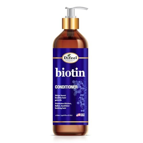 Difeel Pro-Growth Biotin Conditioner for Hair Growth – 33.8 oz, Ideal for Thin Hair Avelisse