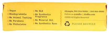 Alaffia Unscented Authentic African Black Soap, 5 oz - Natural & Fair Trade