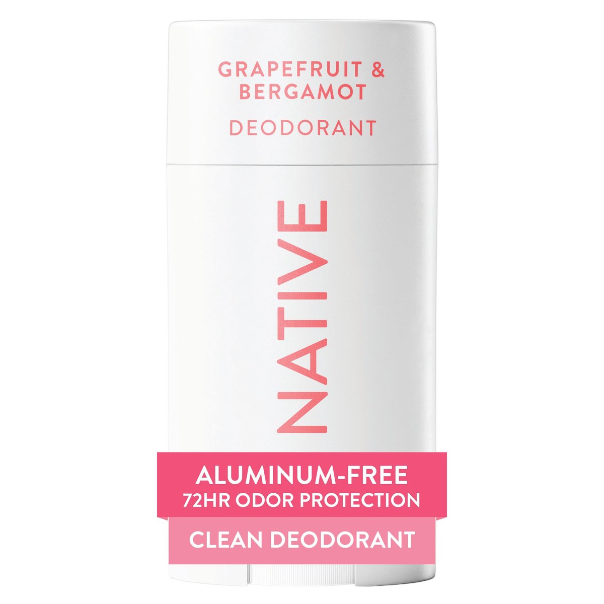 Native Deodorant - Grapefruit & Bergamot, Aluminum Free, 72 Hour Odor Control for Women and Men, 2.65 oz - görsel 2