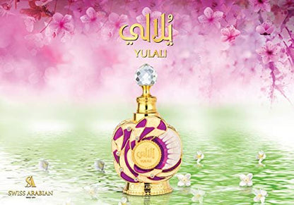 Swiss Arabian Yulali Perfume Oil - Long Lasting Seductive Fragrance from Dubai - 0.5 Fl Oz Avelisse