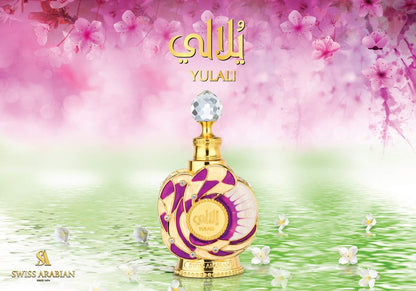 Swiss Arabian Yulali Perfume Oil - Long Lasting Seductive Fragrance from Dubai - 0.5 Fl Oz Avelisse