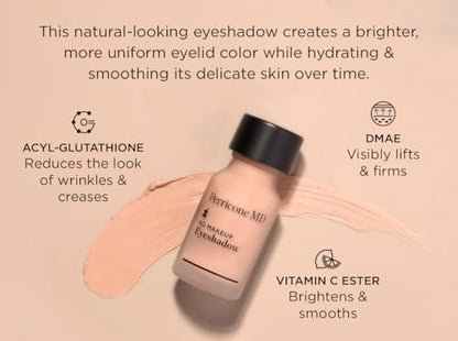 Perricone MD No Makeup Liquid Eyeshadow – Hydrating Serum Texture, Crease-Proof Anti-Aging with Vitamin C – Shade 2, 0.3 fl oz