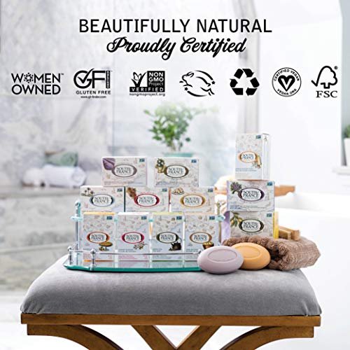 South Of France Natural Body Care Triple Milled Large 6OZ Bar Soap – Variety Pack 1 (8 Bars) Avelisse