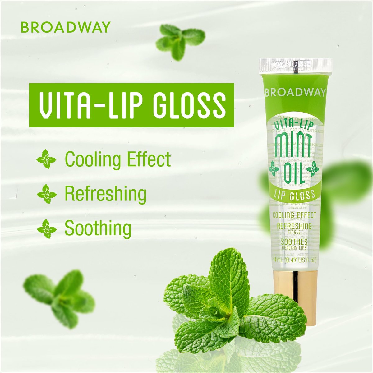 Ruby Kisses Broadway Vita-Lip Clear Lip Gloss 4-Pack: Mint, Rosehip, Coconut Oil, Lip Oil Treatment - Ultra-Hydrating Multi-Vitamin High-Shine Non-Sticky Lip Balm - görsel 3