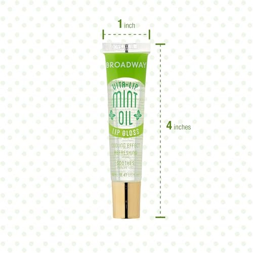 Ruby Kisses Broadway Vita-Lip Clear Lip Gloss 4-Pack: Mint, Rosehip, Coconut Oil, Lip Oil Treatment - Ultra-Hydrating Multi-Vitamin High-Shine Non-Sticky Lip Balm - görsel 14