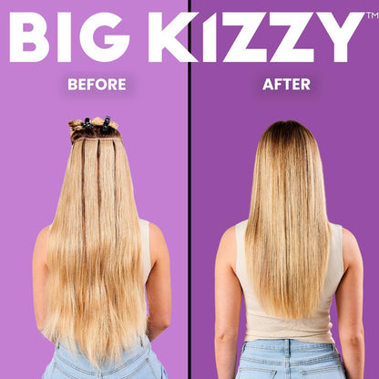 Big Kizzy Tape in Extension Remover Spray - Fastest & Easiest Tape In Remover, 8oz - Compatible with All Human Hair Extension Tape