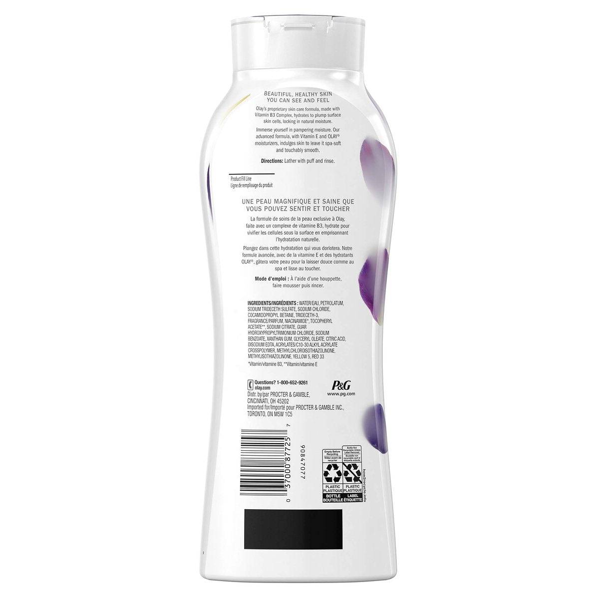 Olay Age Defying Body Wash with Vitamin E - 12.3 Fl Oz, Nourishing & Hydrating Body Cleanser Avelisse