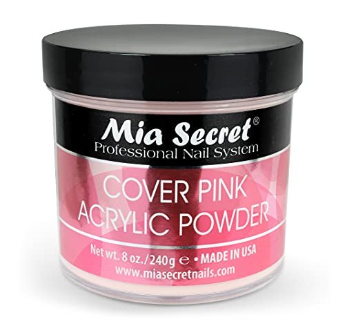 Mia Secret Cover Pink Acrylic Powder (8 oz) – Professional Nail System for Long-Lasting Nails Avelisse