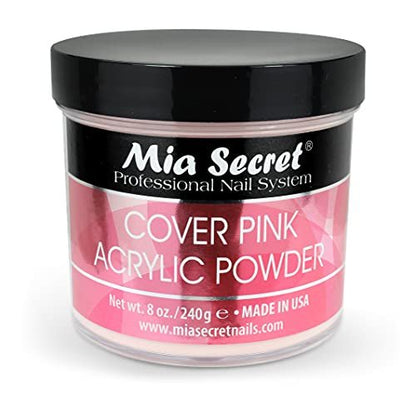 Mia Secret Cover Pink Acrylic Powder (8 oz) – Professional Nail System for Long-Lasting Nails Avelisse