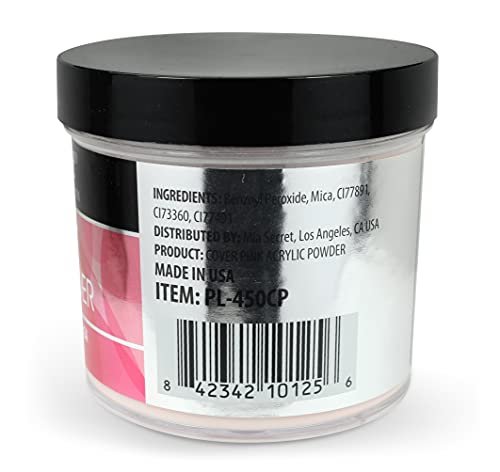 Mia Secret Cover Pink Acrylic Powder (8 oz) – Professional Nail System for Long-Lasting Nails Avelisse
