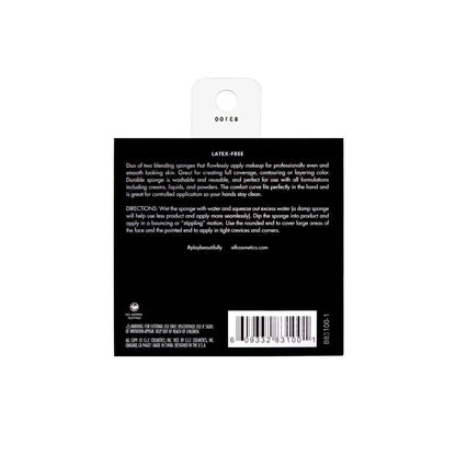 e.l.f. Blending Sponge Duo – Multi-Sided Makeup Sponges for Flawless Foundation, Concealer & Contour – Vegan & Cruelty-Free Avelisse
