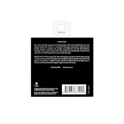e.l.f. Blending Sponge Duo – Multi-Sided Makeup Sponges for Flawless Foundation, Concealer & Contour – Vegan & Cruelty-Free Avelisse