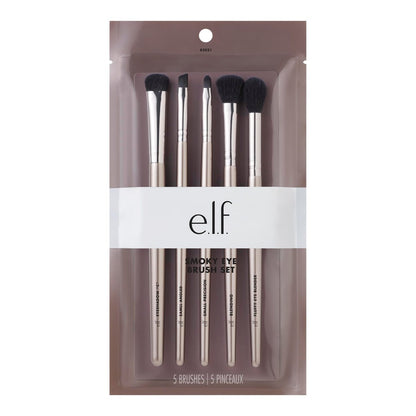 e.l.f. Smoky Eye Brush Kit, 5-Piece Makeup Brush Set for Smoky Eye Looks, Vegan & Cruelty-Free Avelisse