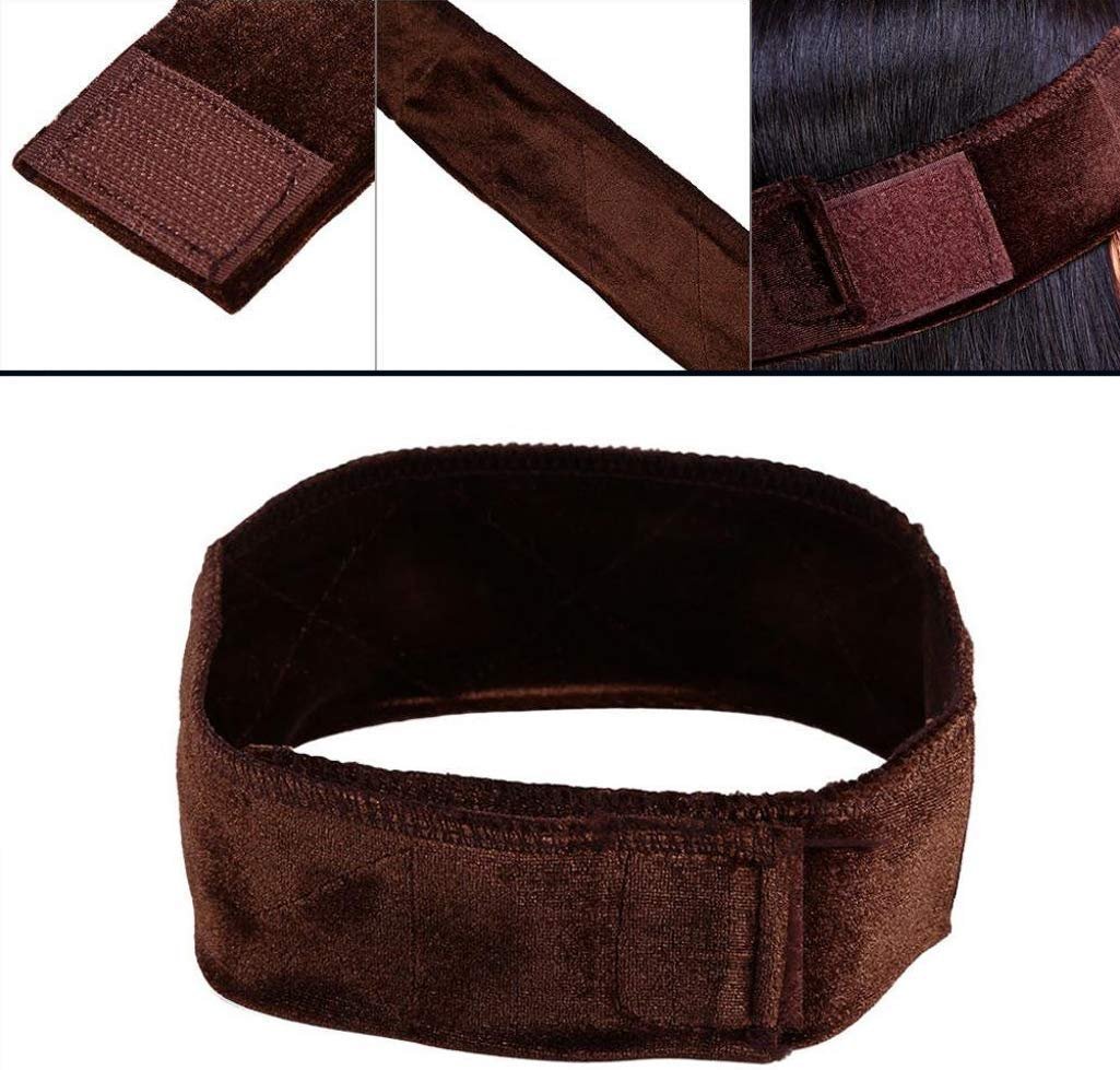 sansheng 3 Pack Wig Grip Band - Velvet Headband Scarf Hair Band, Extra Hold Stretch Cotton Headbands for Women (3 Colors) - görsel 13