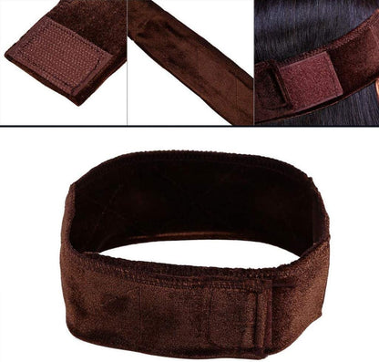 sansheng 3 Pack Wig Grip Band - Velvet Headband Scarf Hair Band, Extra Hold Stretch Cotton Headbands for Women (3 Colors)