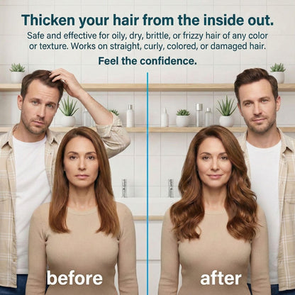 Biotin Shampoo and Conditioner for Thinning Hair Growth - Thickening Shampoo for Hair Loss Treatment - Natural Sulfate Free for Color Treated Hair - Regrowth Treatment for Men Women - 16 oz Each Avelisse