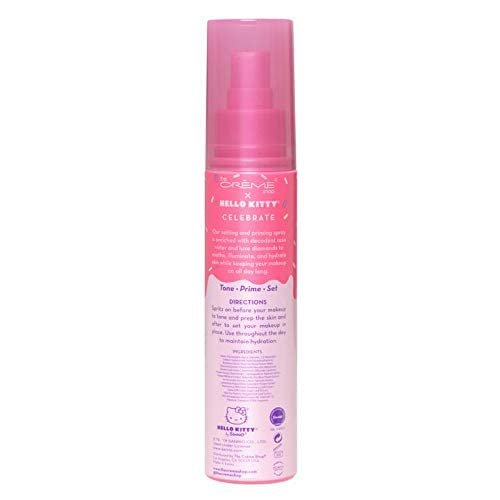 The Crème Shop x Hello Kitty Korean Skin Care Priming & Setting Facial Spray – Rose Water & Diamond Hydrating Mist for Makeup - görsel 3