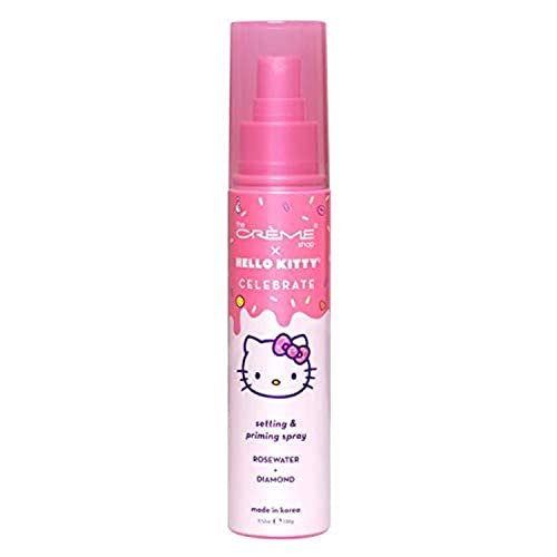 The Crème Shop x Hello Kitty Korean Skin Care Priming & Setting Facial Spray – Rose Water & Diamond Hydrating Mist for Makeup - görsel 2