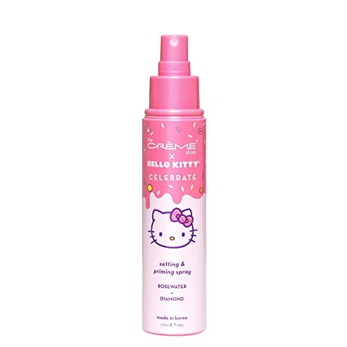 The Crème Shop x Hello Kitty Korean Skin Care Priming & Setting Facial Spray – Rose Water & Diamond Hydrating Mist for Makeup - görsel 5