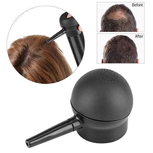 Boolavard Hair Fibers Applicator Pump Nozzle - Instantly Thicken Thinning or Balding Hair for Men and Women, Natural Hair Loss Concealer Tool (Black, 1.27 oz) - görsel 7