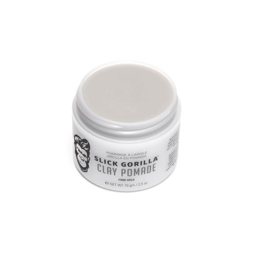 Slick Gorilla Clay Pomade for Men – Firm Hold, Natural Matte Finish, 2.5 oz - görsel 4