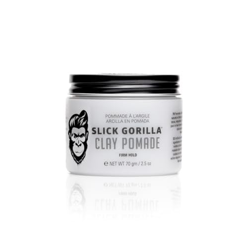 Slick Gorilla Clay Pomade for Men – Firm Hold, Natural Matte Finish, 2.5 oz - görsel 2