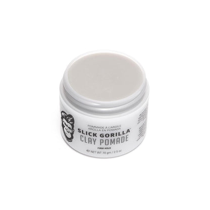 Slick Gorilla Clay Pomade for Men – Firm Hold, Natural Matte Finish, 2.5 oz