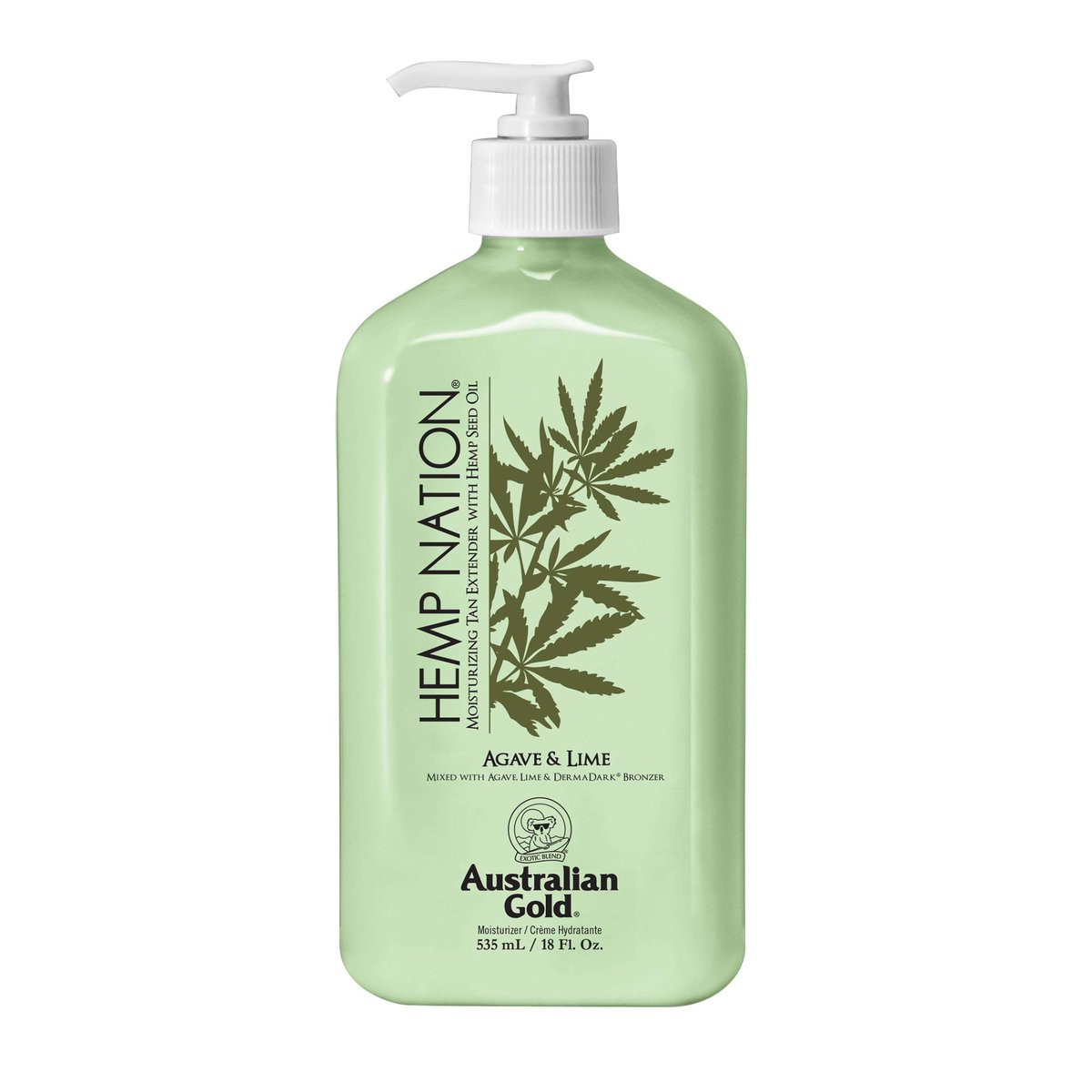Australian Gold Hemp Nation Agave & Lime Moisturizing Tan Extender with Hemp Seed Oil, 18 Fl Oz Avelisse