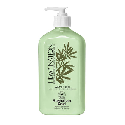 Australian Gold Hemp Nation Agave & Lime Moisturizing Tan Extender with Hemp Seed Oil, 18 Fl Oz Avelisse