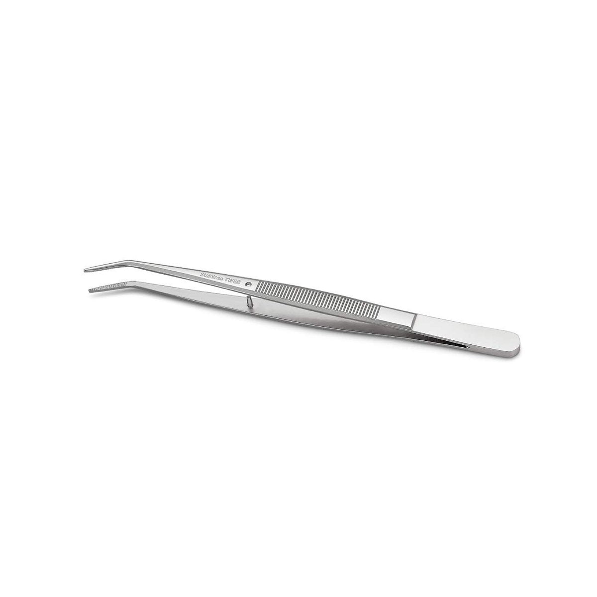 Stainless Steel Tweezers with Curved Serrated Tip, Multipurpose Sewing Machine Tweezers Forceps for Craft Repairing (2 Pcs Set) - görsel 14
