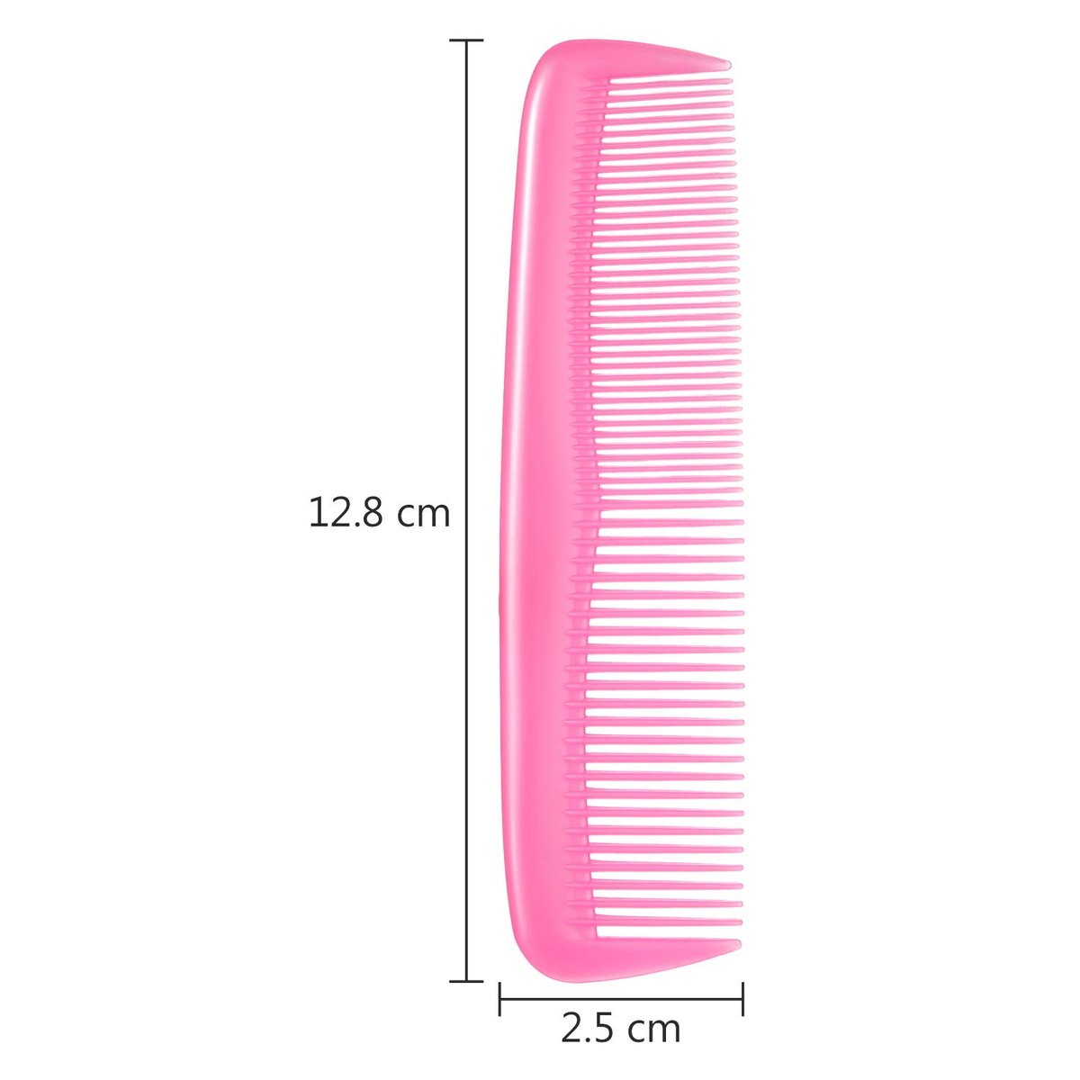 Leinuosen 48-Piece Colorful Hair Combs Set - Plastic Pocket Combs Bulk for Teasing and Styling - görsel 3