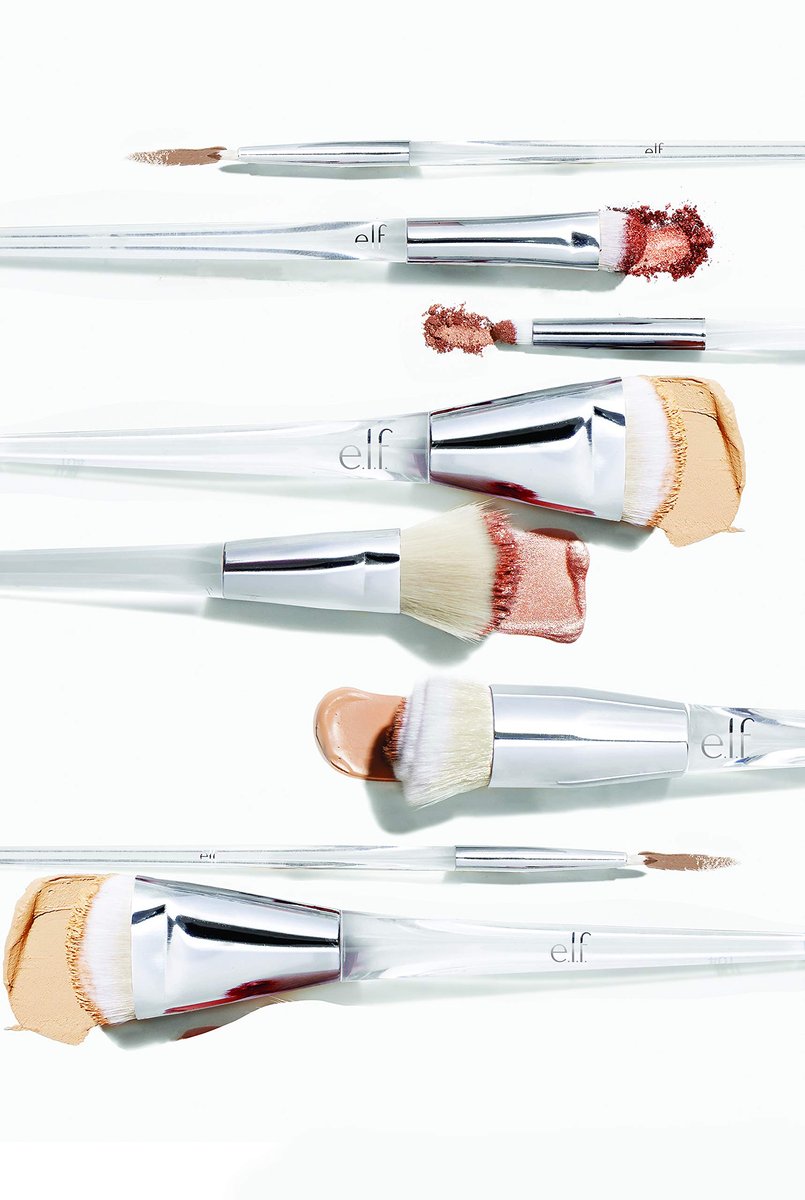 e.l.f. Precision Swirl Foundation Brush - Blends Liquid Foundation Smoothly, Triangular Handle for Control, Vegan & Cruelty-Free Avelisse