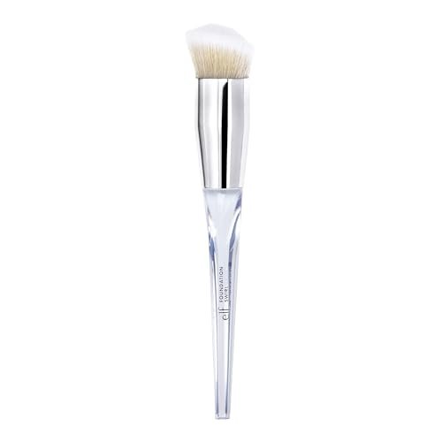 e.l.f. Precision Swirl Foundation Brush - Blends Liquid Foundation Smoothly, Triangular Handle for Control, Vegan & Cruelty-Free Avelisse