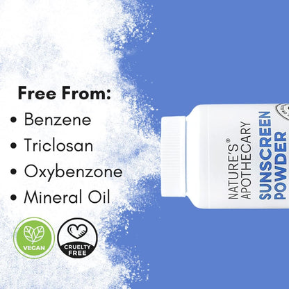 All-Natural Non Nano Zinc Oxide Sunscreen Powder SPF 30 - Water & Sweat Resistant, Reef Safe, Hypoallergenic, Biodegradable, Made in USA - 4 oz Avelisse