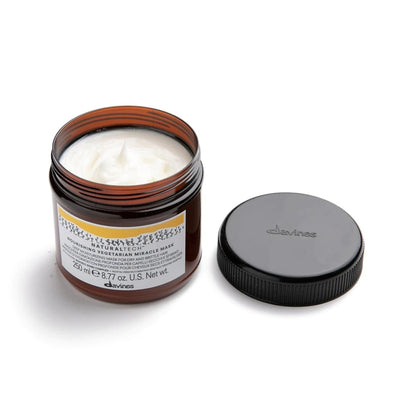 Davines Naturaltech Nourishing Vegetarian Miracle Mask – Restructuring & Hydrating Hair Mask for Dry & Damaged Hair with Vegetal Keratin, Intense Repair Treatment, 8.45 Fl Oz Avelisse