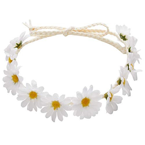 zYoung 2-Pack Yellow Fashion Flower Headbands – Sunflower Hair Wreath for Festival, Wedding & Everyday Style - görsel 4
