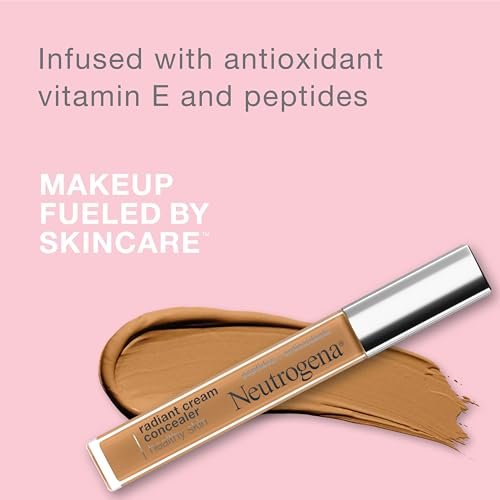 Neutrogena Healthy Skin Radiant Brightening Cream Concealer - Hazelnut Medium 01 (Warm Undertones) - 0.24 oz - görsel 4