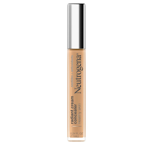 Neutrogena Healthy Skin Radiant Brightening Cream Concealer - Hazelnut Medium 01 (Warm Undertones) - 0.24 oz