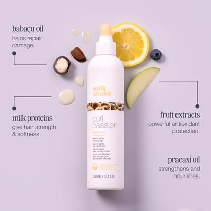 milk_shake Curl Passion Leave-In Conditioner, 10.1 Fl Oz – Define & Hydrate Curls Avelisse