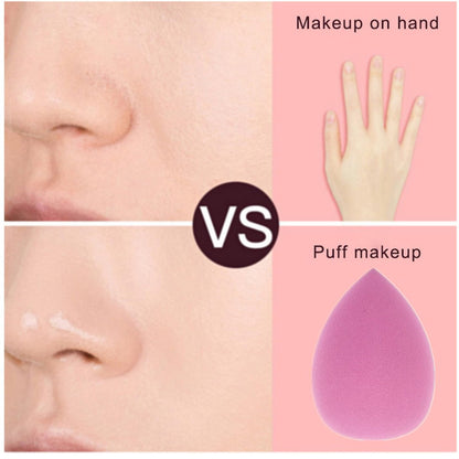 ZHIYE 8-Piece Makeup Sponge Set - Soft Latex-Free Blending Sponges for Flawless Foundation, Concealer & Cream Application