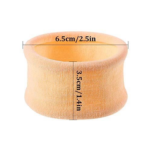 EBOOT 20-Piece Large Stretch Cotton Hair Ties – Ponytail Holders for Thick, Heavy & Curly Hair (6.5 cm Diameter, Multicolor) Avelisse