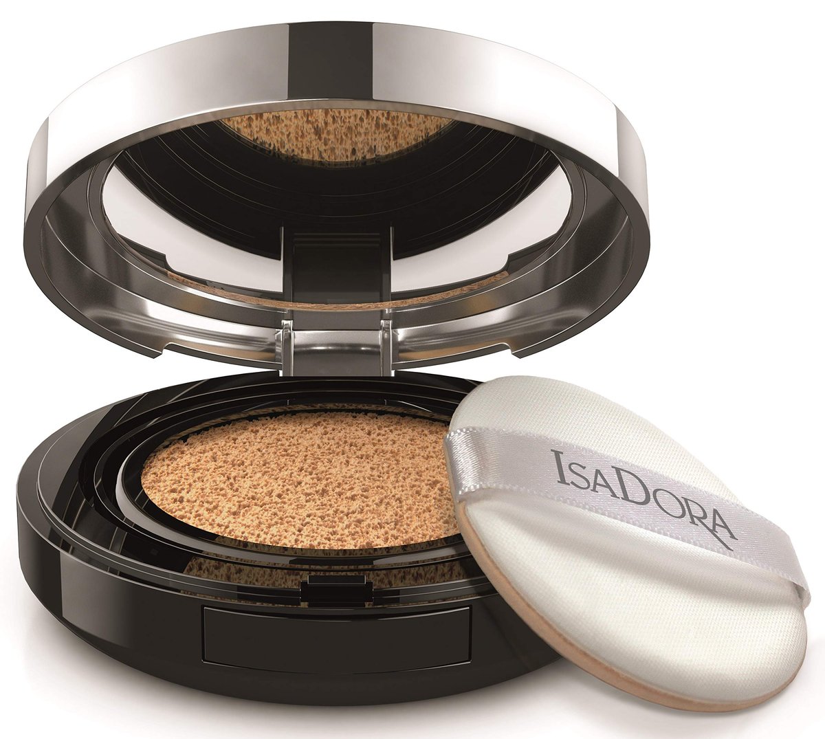 Isadora Nude Cushion Foundation - 13 Nude Beige, 15 g / 0.53 oz, Fragrance Free, Clinically Tested - görsel 1