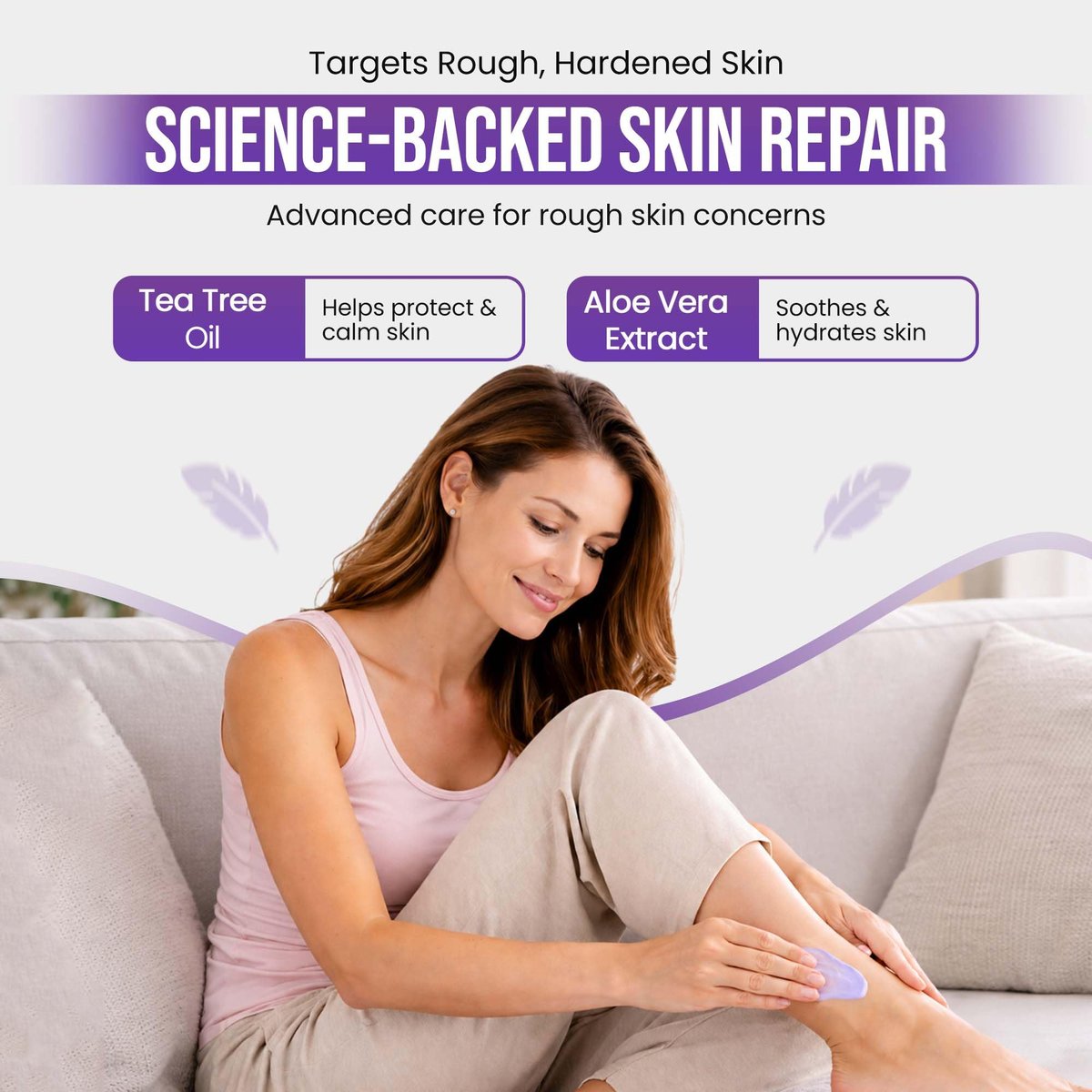 BARE 40 PRO 40% Urea Gel with 2% Salicylic Acid, Hyaluronic Acid, Tea Tree Oil & Aloe Vera – Exfoliating & Hydrating Foot and Body Gel for Dry, Rough Skin, 4oz Jar, Made in USA Avelisse