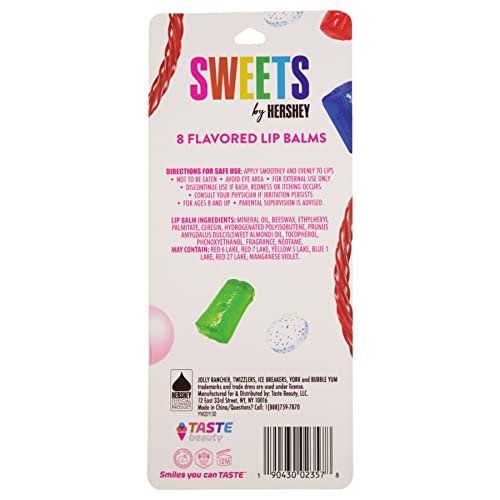 Taste Beauty Sweets by Hershey 8 Flavored Lip Balms - Assorted Tastes Avelisse