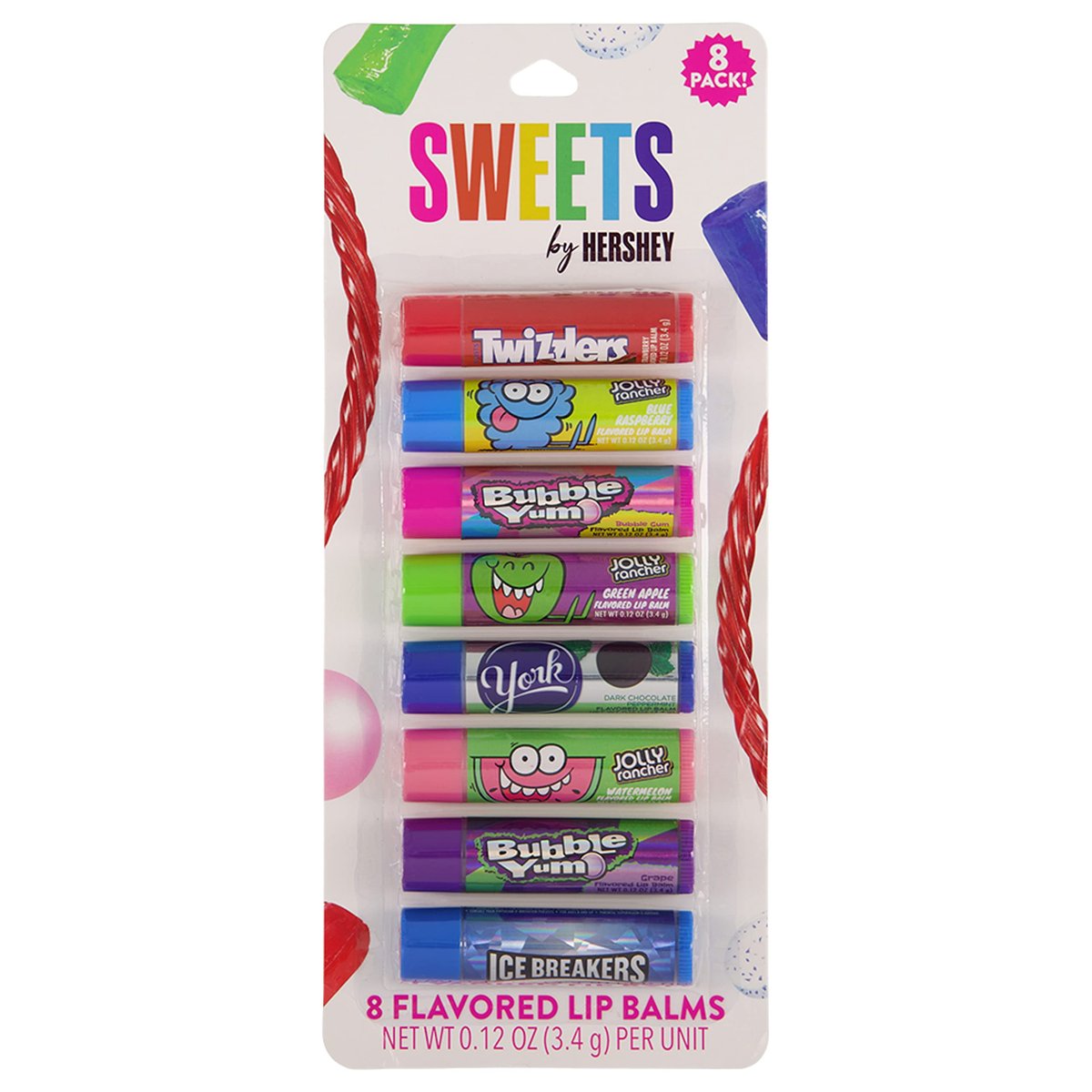 Taste Beauty Sweets by Hershey 8 Flavored Lip Balms - Assorted Tastes Avelisse