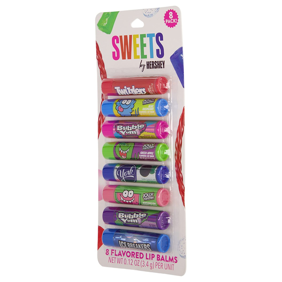 Taste Beauty Sweets by Hershey 8 Flavored Lip Balms - Assorted Tastes Avelisse