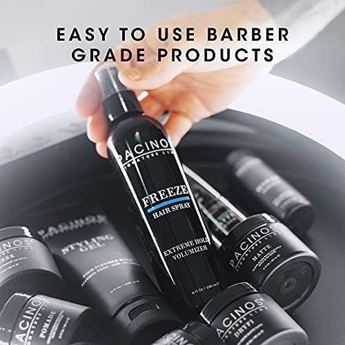 Pacinos Freeze Hair Spray - Extra Hold Texture Spray for All Hair Types - Professional Hair Setting & Finishing Spray for Maximum Volume, 8 Fl Oz Avelisse