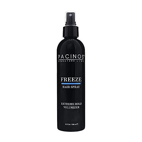 Pacinos Freeze Hair Spray - Extra Hold Texture Spray for All Hair Types - Professional Hair Setting & Finishing Spray for Maximum Volume, 8 Fl Oz Avelisse