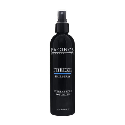 Pacinos Freeze Hair Spray - Extra Hold Texture Spray for All Hair Types - Professional Hair Setting & Finishing Spray for Maximum Volume, 8 Fl Oz Avelisse