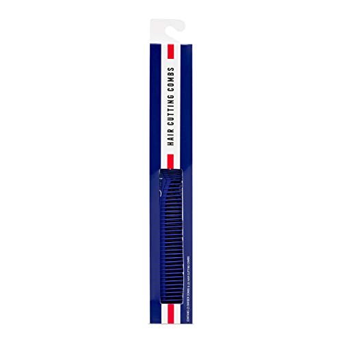 JOHNNY B. Professional 4 Pack Carbon Cutting & Styling Combs - Blue Avelisse